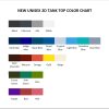 tank top color chart - Alan Wake Store